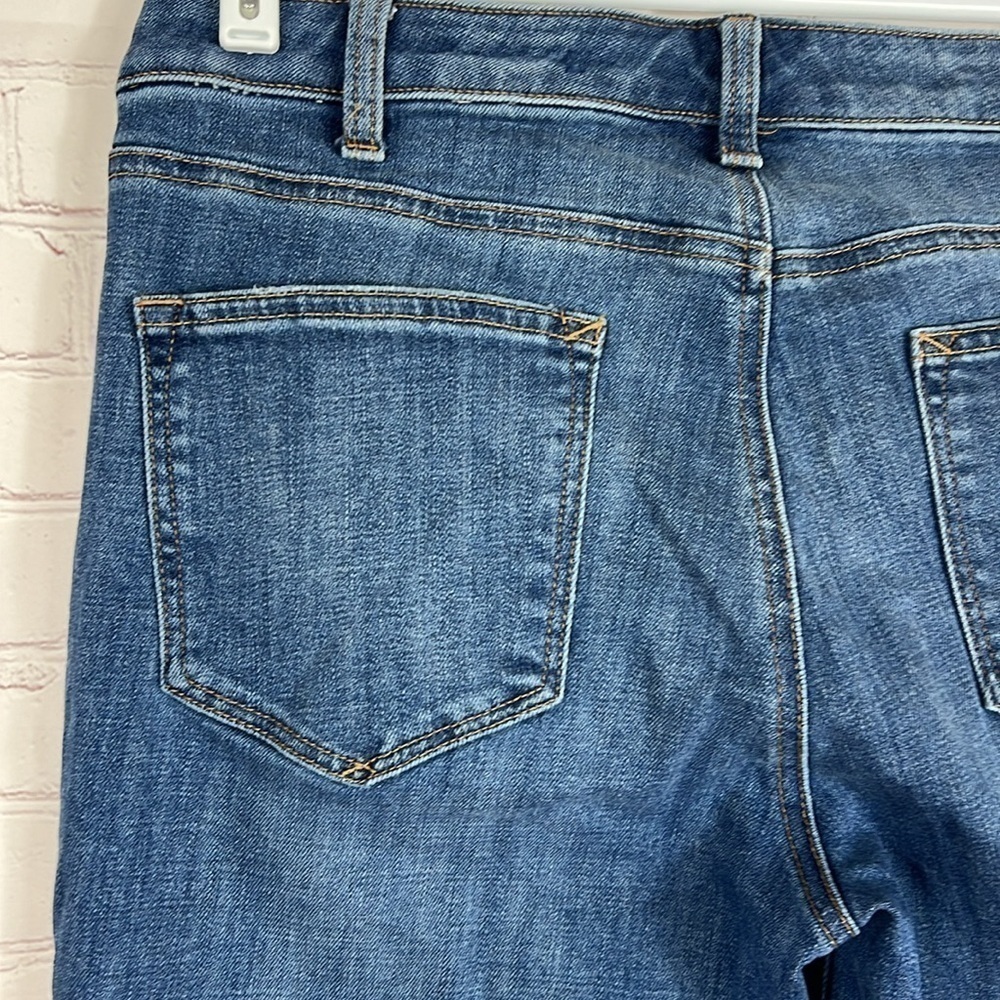Talbots Flawless Five Pocket Girlfriend Size 8 Medium Wash - Picture 3 of 5